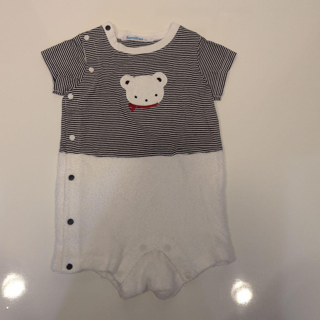 ファミリア　ロンパース　2点セット　美品