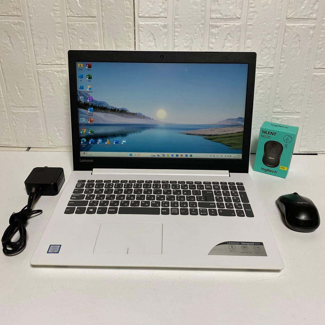 Windows11 オフィス付き高速起動SSD Webカメラ美品レノボノートPC