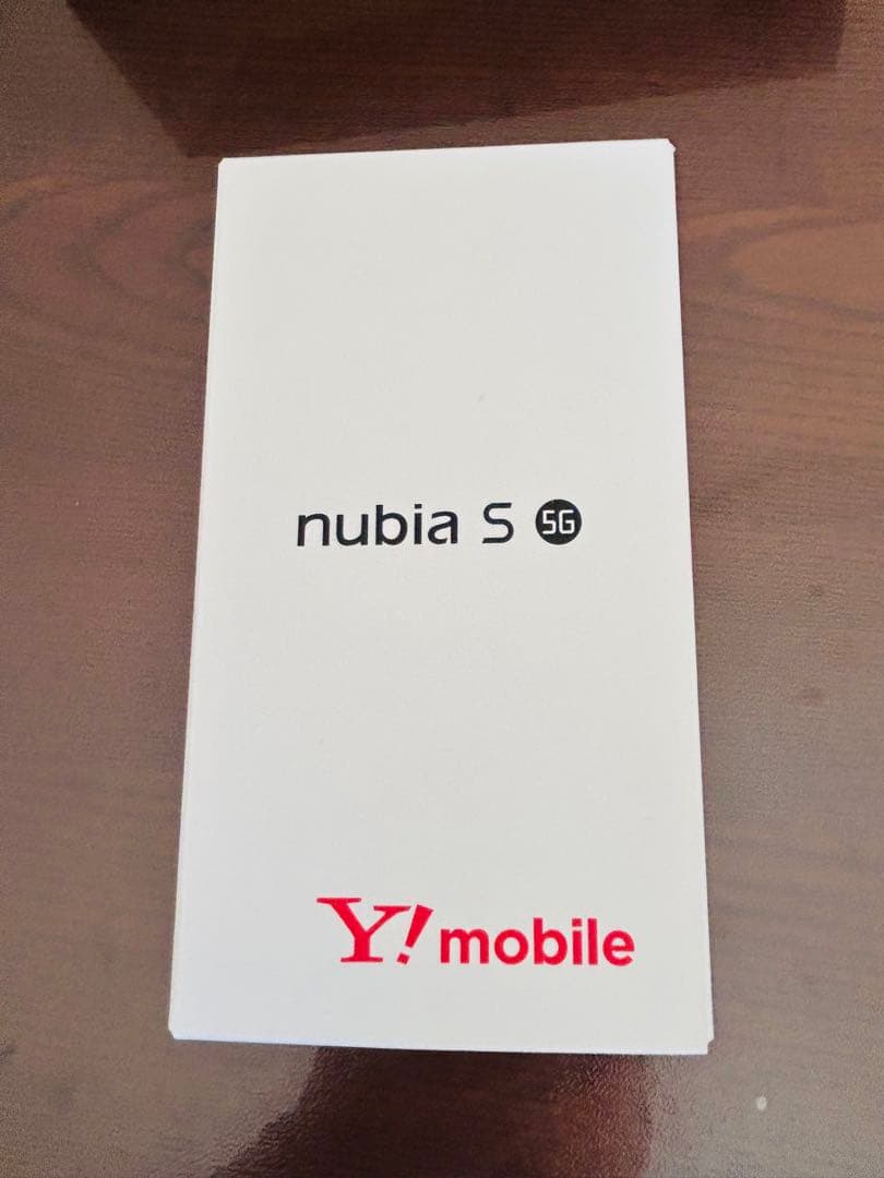 【新品未使用品】　スマホnubia S 5G ZESCK3