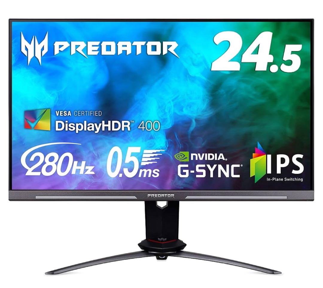 Acer ゲーミングモニター Predator XB253QGW 24.5インチ