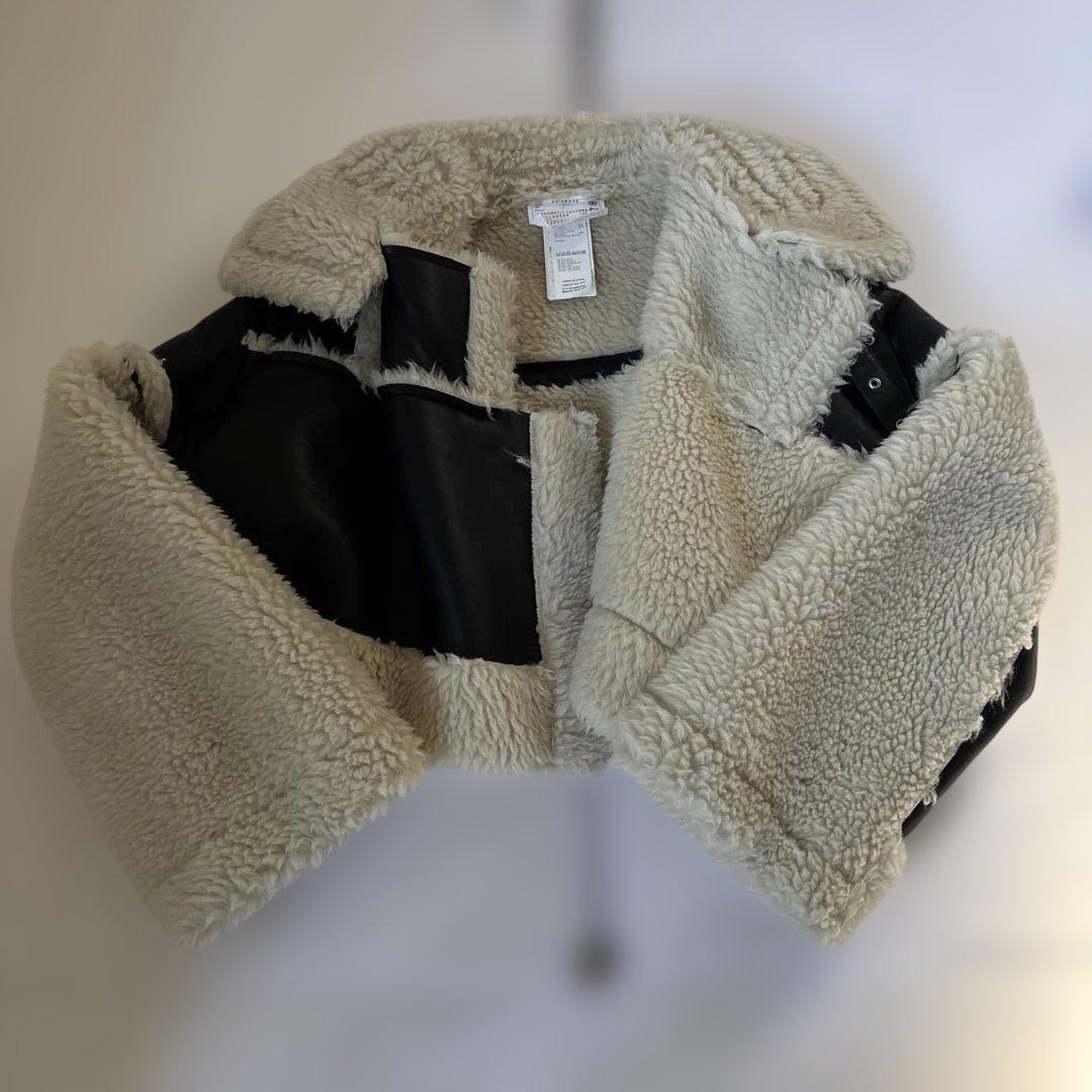 sacai ボア　ブルゾン　コートジャケット　ライダース