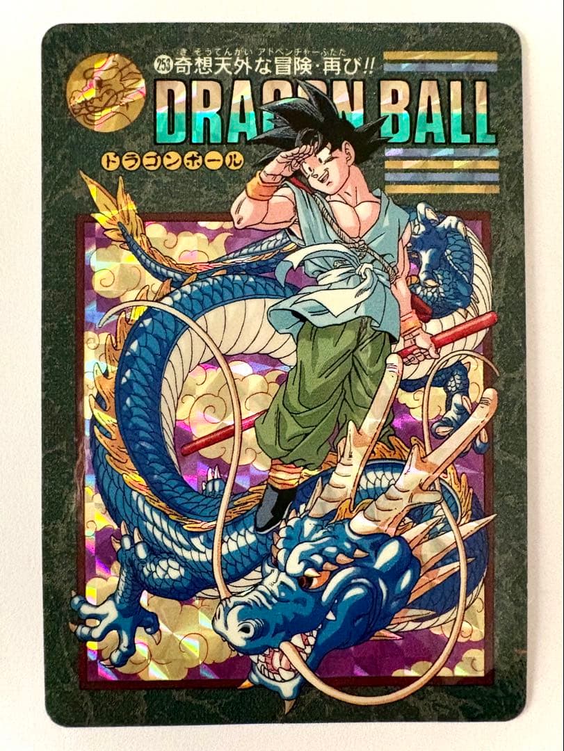 ドラゴンボールZ カード 1995年 孫悟空 神龍 当時物 BANDAI