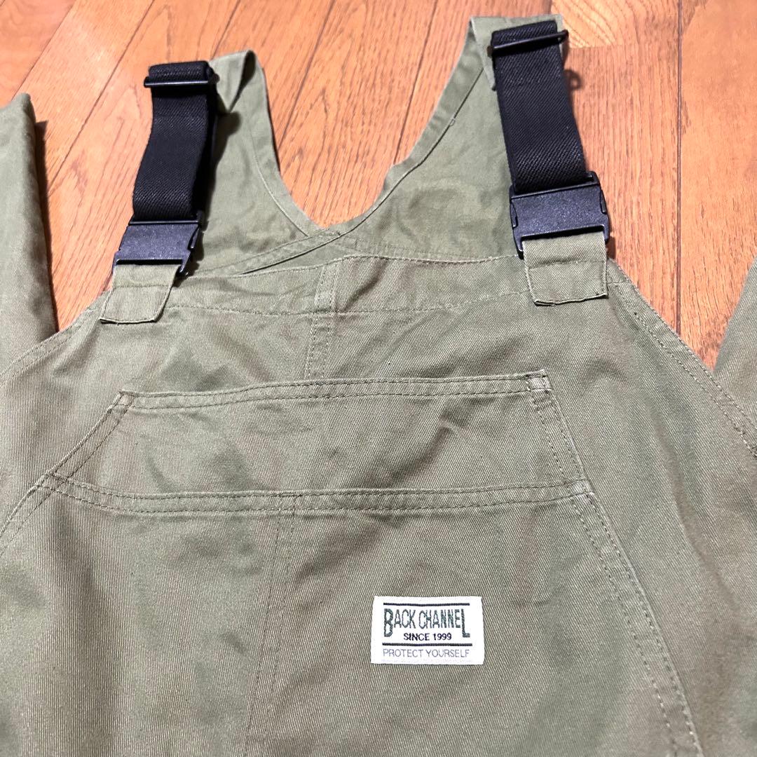 Lサイズ！日本製 Back Channelバックチャンネル古着オーバーオール