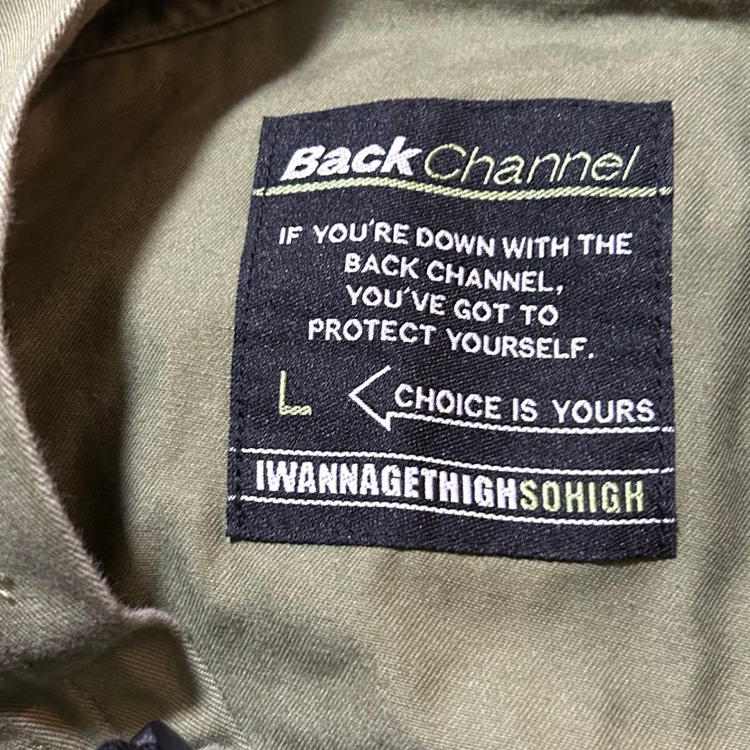 Lサイズ！日本製 Back Channelバックチャンネル古着オーバーオール