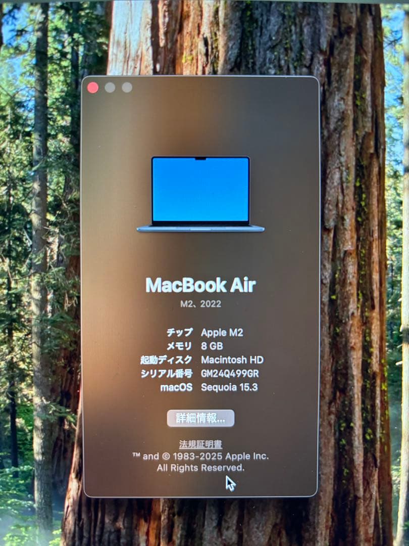 Apple MacBook Air M2 (2022) 本体