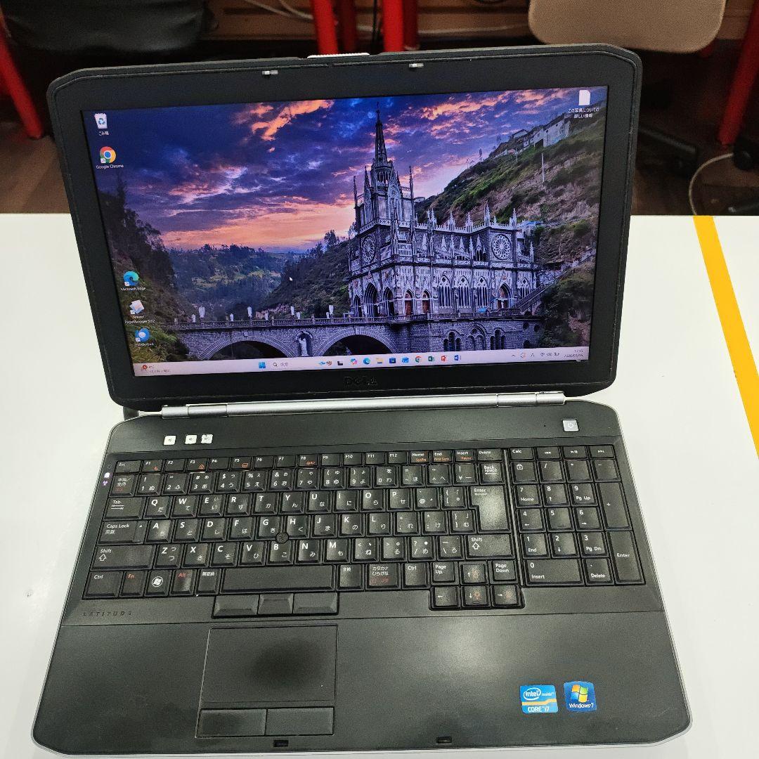 166Dell ノートPC 15.6インチi7-2620M HDMI Wi-Fi
