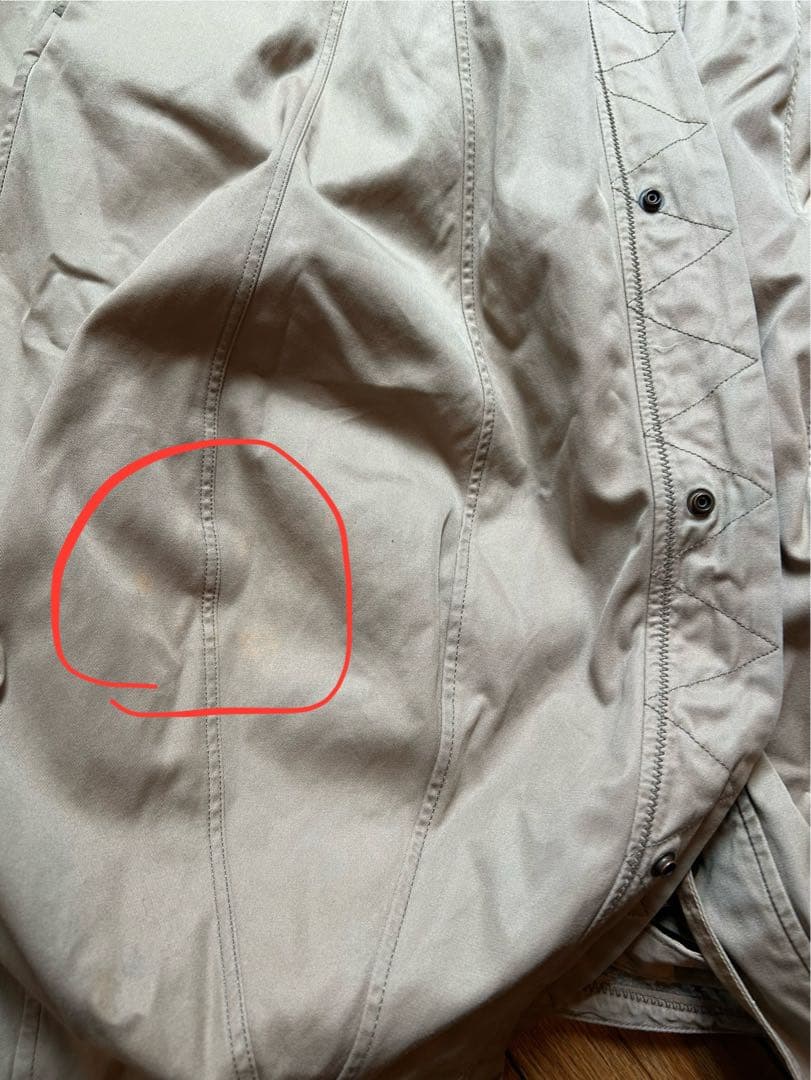 KAPITAL バックギャザーコート　ベージュ　サイズ0