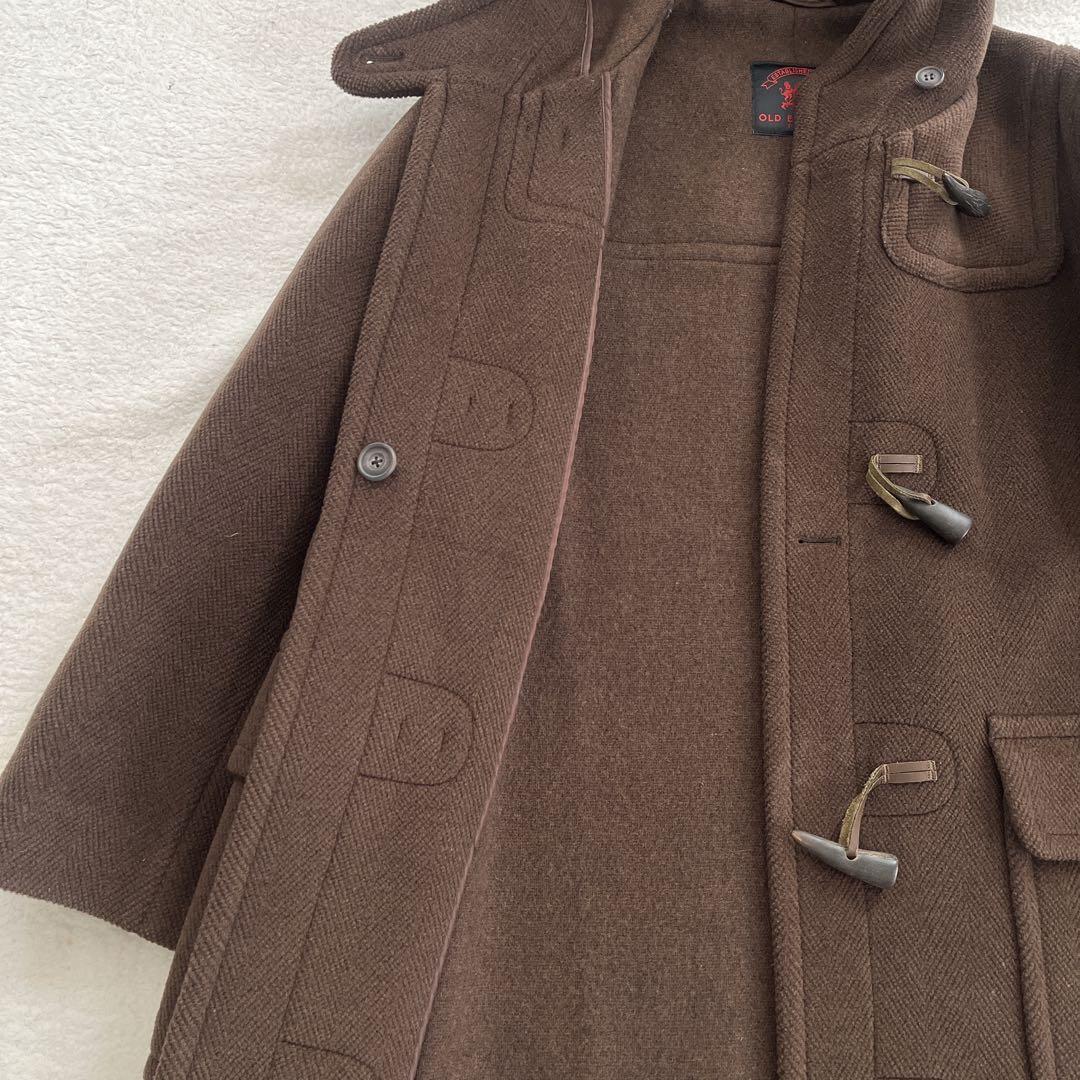OLD ENGLAND ダッフルコート ムーアブルック ヘリンボーン 英国製