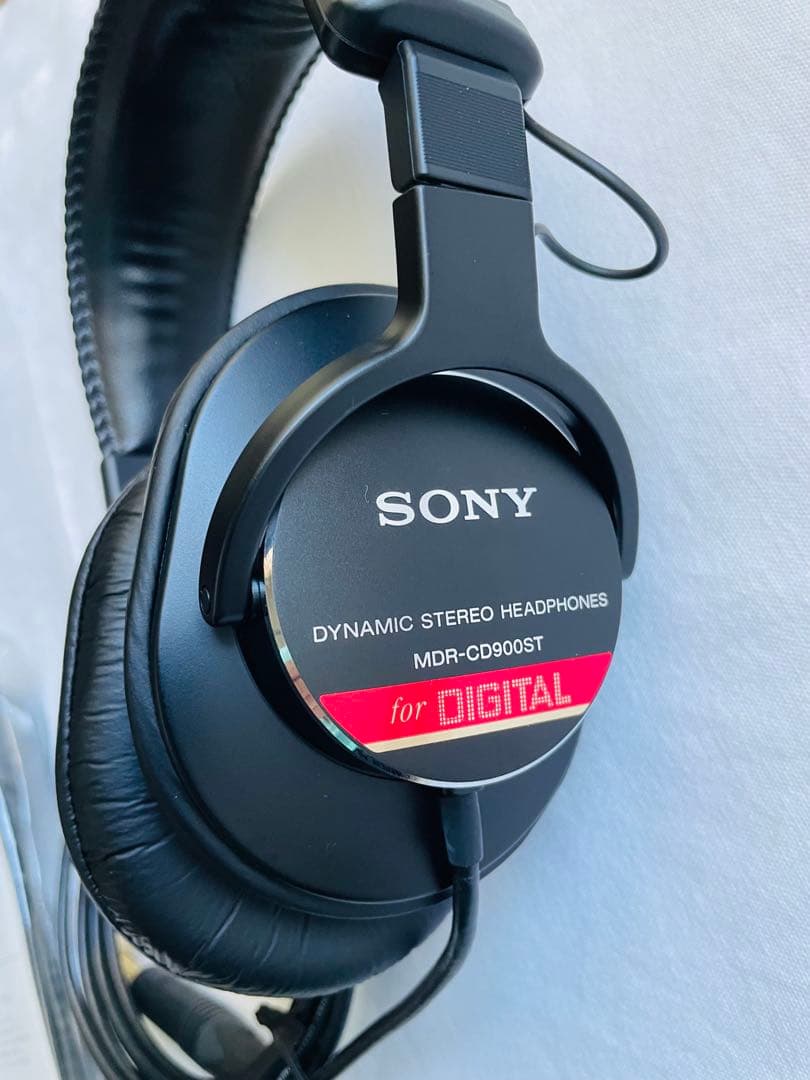 ホランド　SONY MDR-CD900ST 有線ヘッドホン　4芯化済み