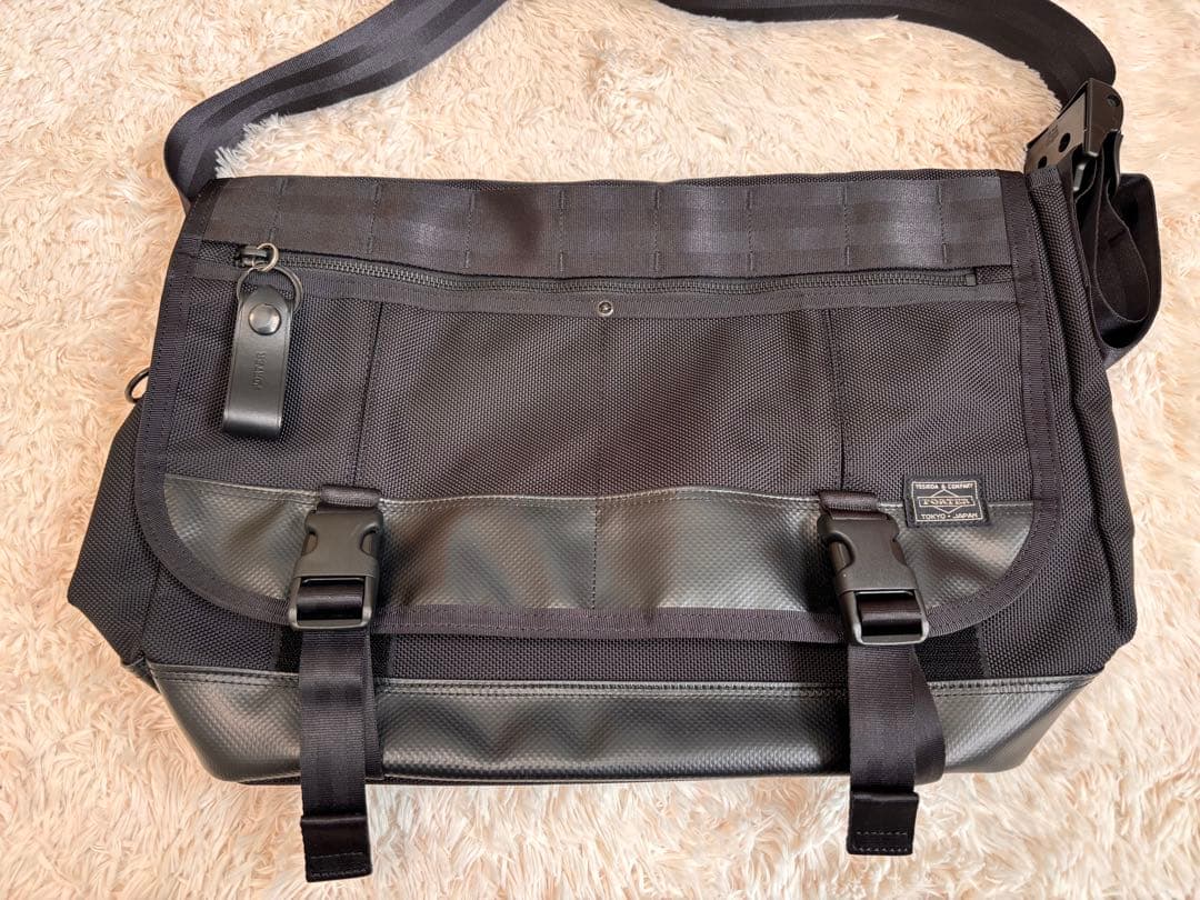 【極美品】ポーター ヒート メッセンジャーバッグL B4収納