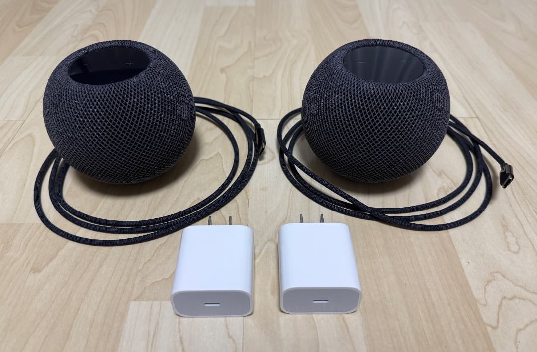 Apple Pod mini スペースグレイ 2個セット ステレオペア