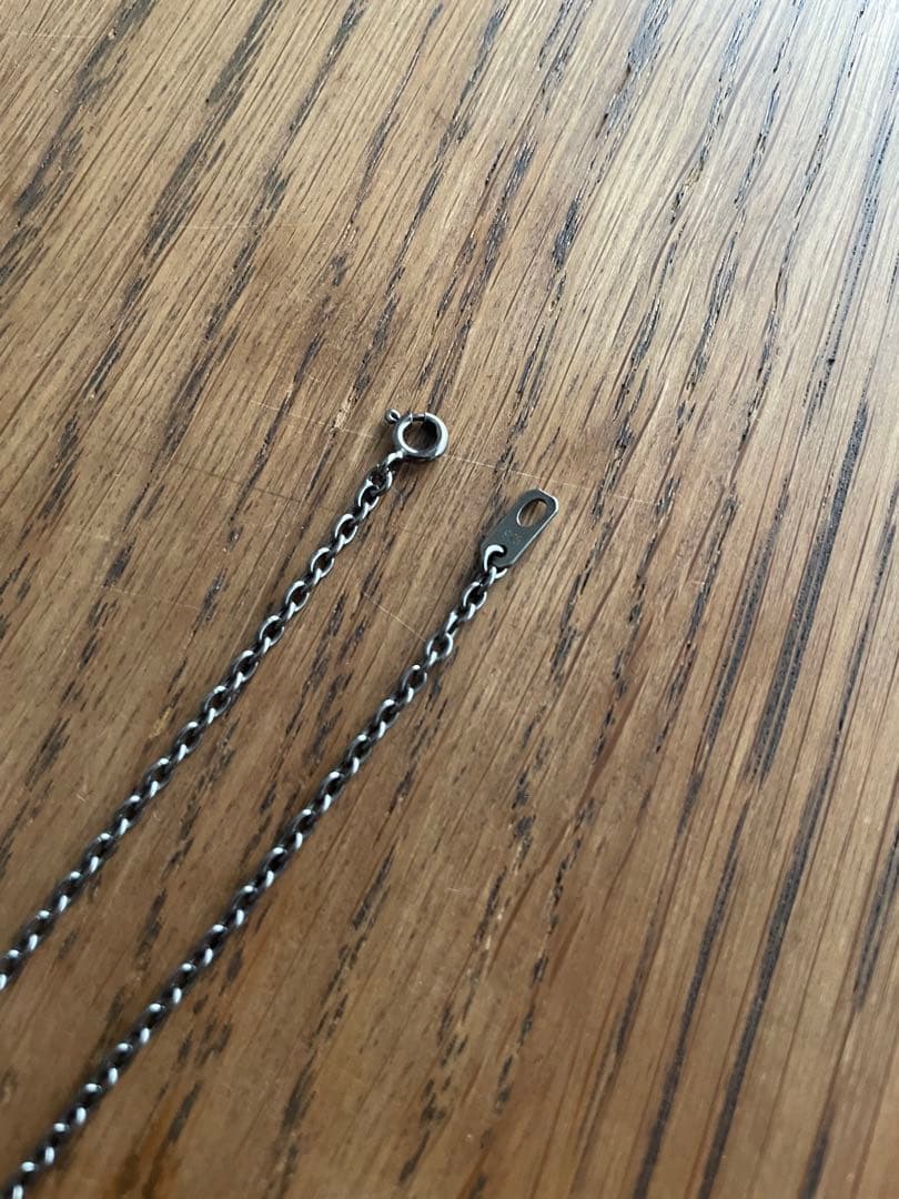 ete　ネックレス　ホースシュー　シルバー925 ブラック　黒