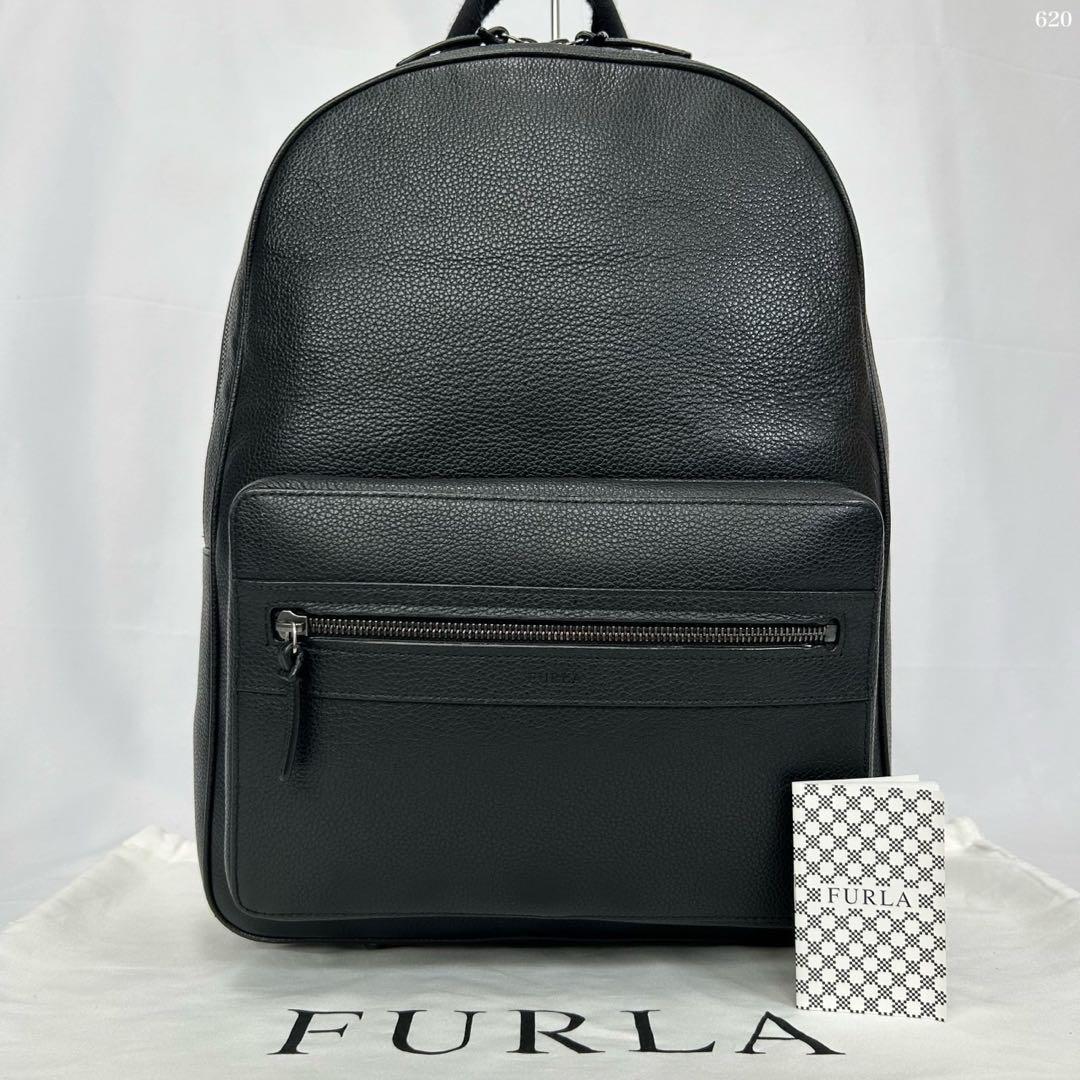 【極美品】フルラ ダウン タウン リュック バックパック レザー A4可 肩掛け