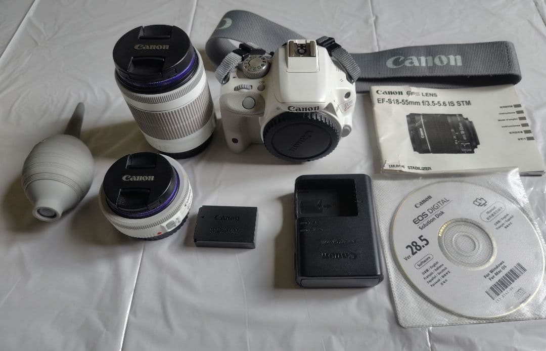 Canon EOS Kiss X7(ホワイト)ダブルレンズキット2