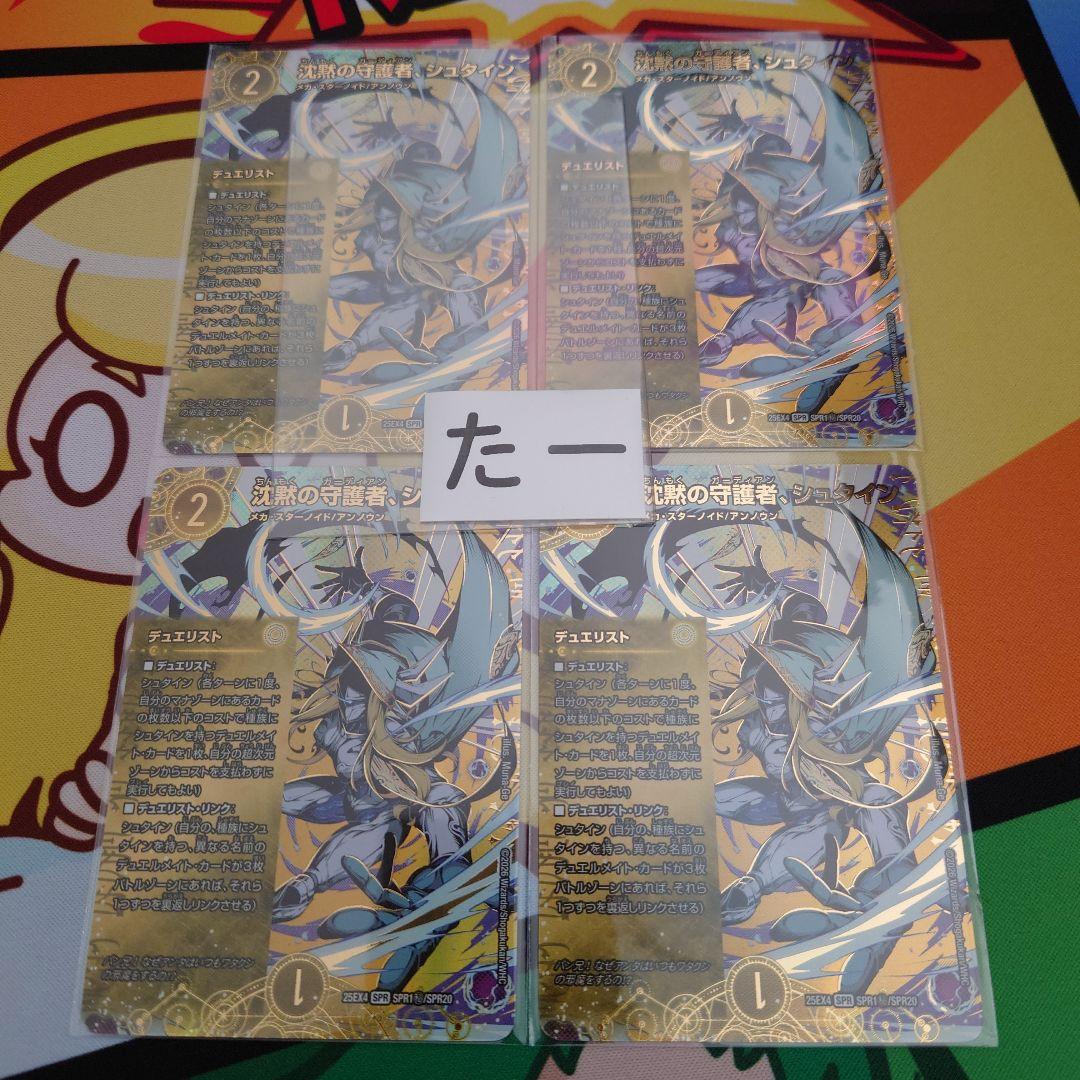 沈黙の守護者、シュタイン シク シークレット 4枚