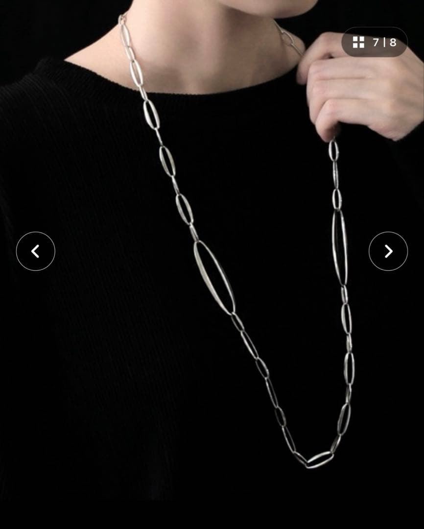 【YArKA】ヤーカ状態極良好！シルバー925ネックレス、税込88,000円の品