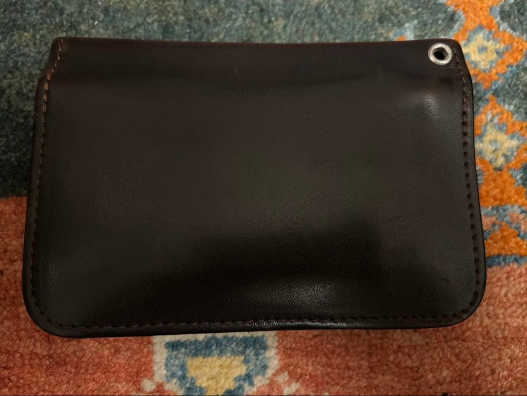 キシ　HTC スタッズウォレット #125 ダークブラウン