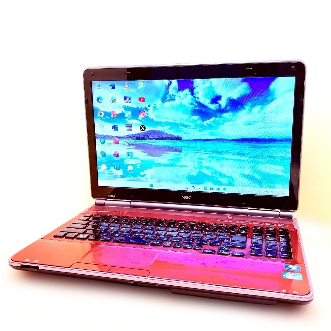 大画面！NEC Lavie Core i7 SSD office Blu-ray