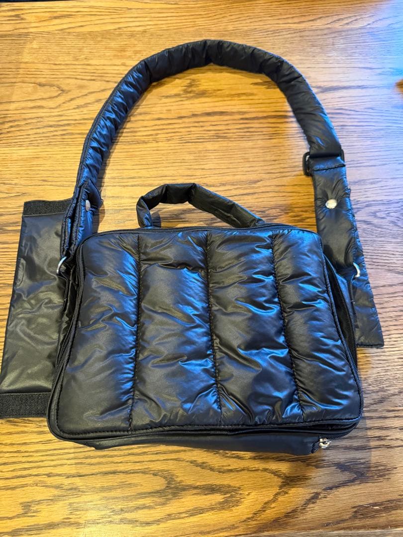 美品　calin カラン　キルティング　マザーズバッグ　マジックテープ