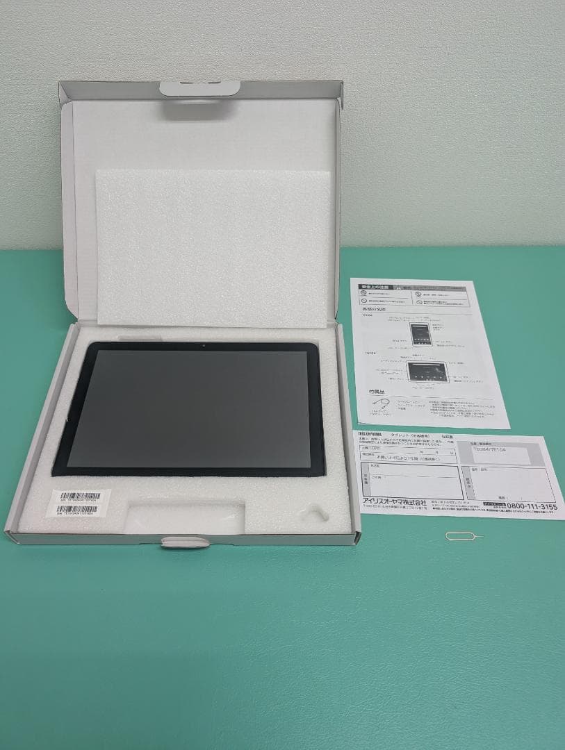 【美品】アイリスオーヤマ10.1インチタブレットLUCA TE104M4V1-B