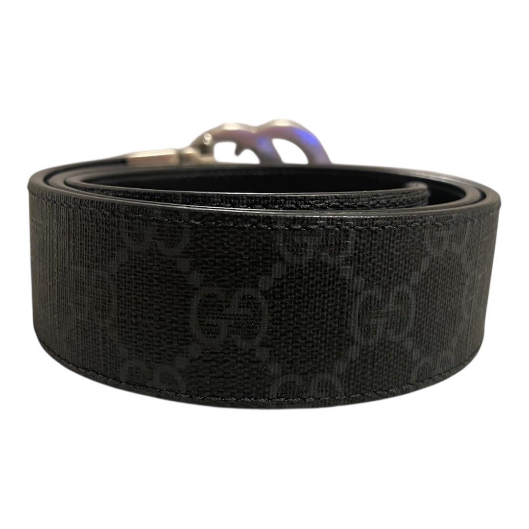 美品 2025年現行 GUCCI ダブルG リバーシブルベルト定価約8万円