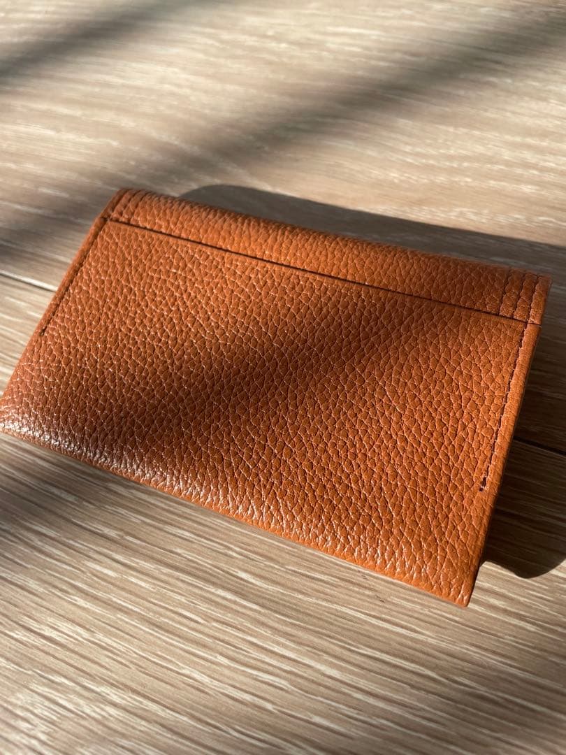 Yves Saint Laurentイブサンローラン シュリンクレザー 名刺入れ