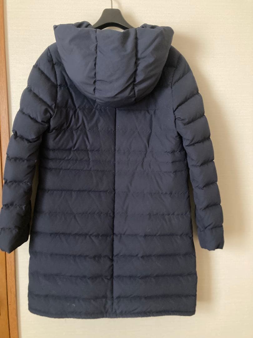 QUEENS COURT 2way ネイビー ダウンジャケット フリル付き