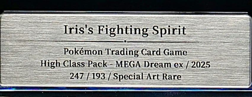 【世界4枚のみ】【gemix 10GOLD】アイリスの闘志　SAR　鑑定品