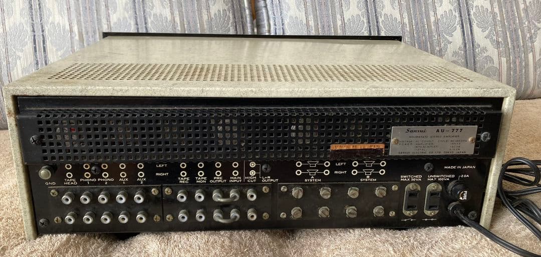 ★動作品!　SANSUI プリメインアンプ AU-777