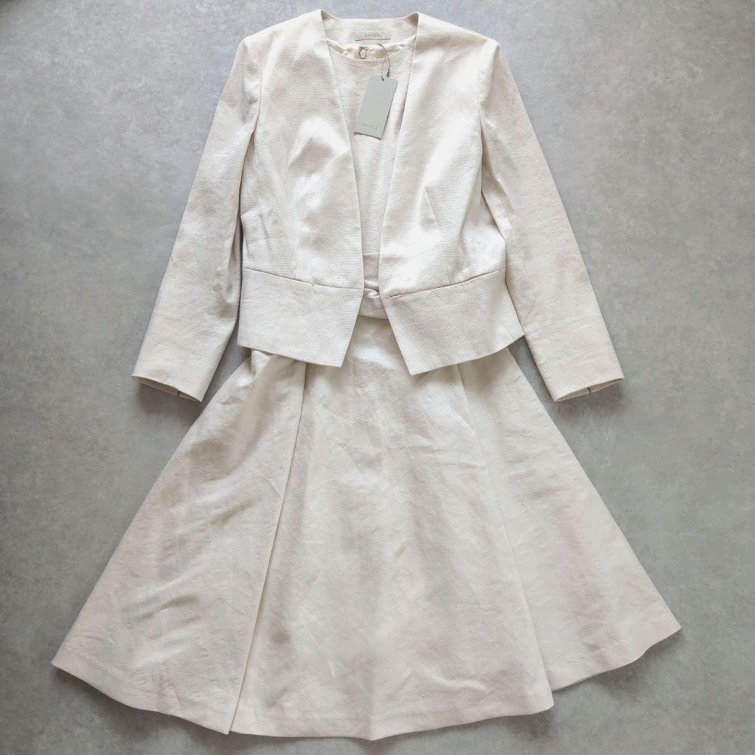 未使用タグ付き✨ エポカ フィジックスラミー タックベルト風ドレス 38