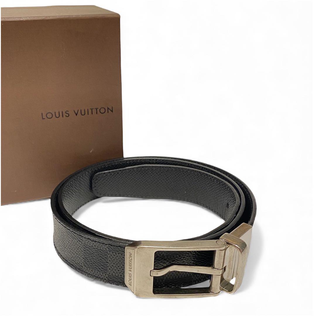 ルイヴィトン　LOUIS VUITTON　ダミエ　ベルト　サンチュール　黒