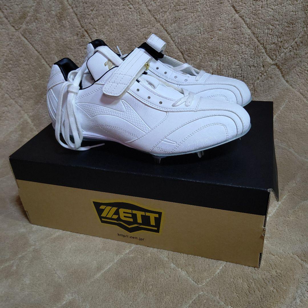 ゼット ZETT 野球 金具埋め込みスパイク スーパーグランドジャックWH