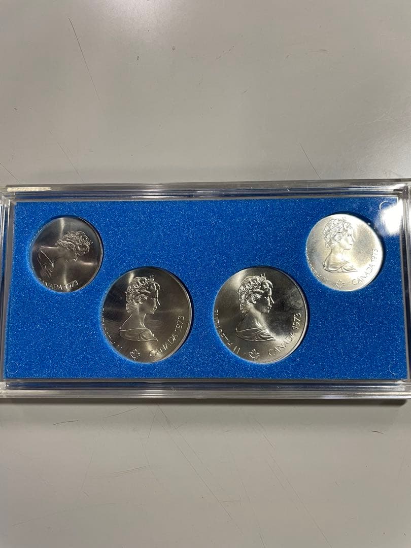 オリンピックモントリオール大会 記念銀貨 4枚セット