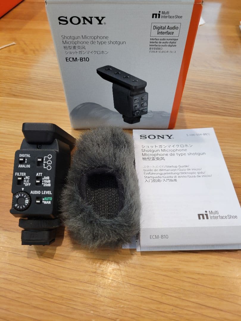 SONY ECM-B10 ショットガンマイクロフォン
