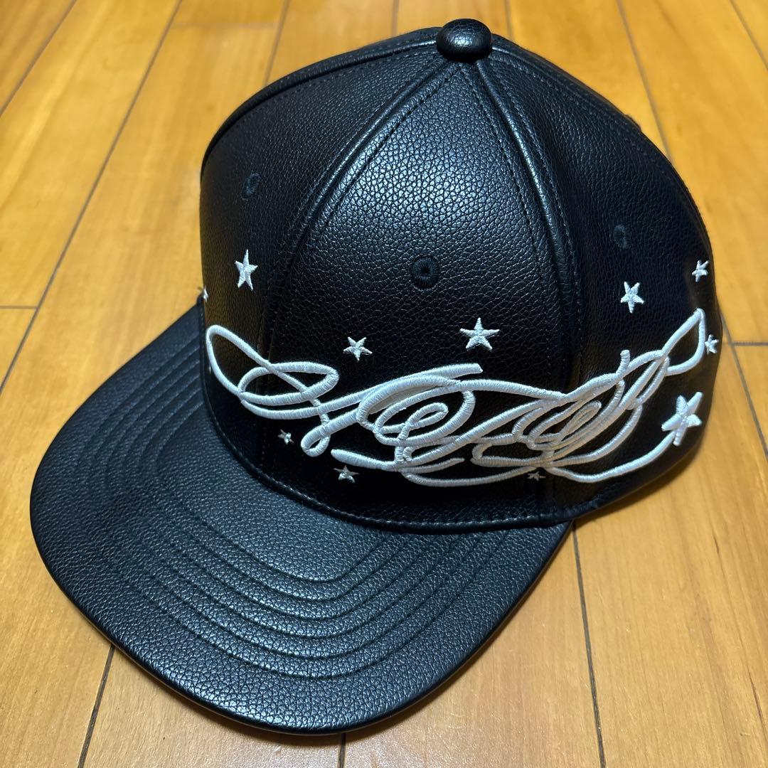 afb キャップ　レザー