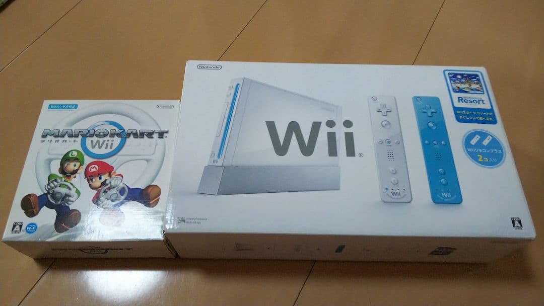 Nintendo Wii RVL-S-WA &「マリオカートWii」♪