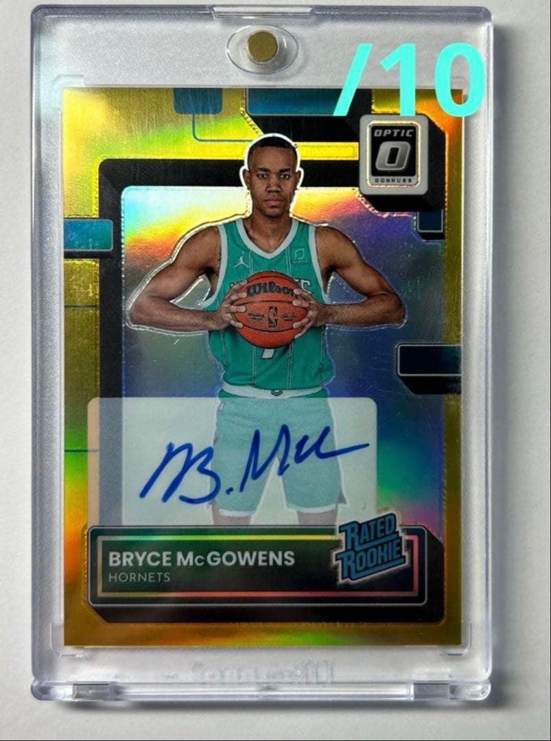 bryce mcgowens gold rc /10 カード直筆auto