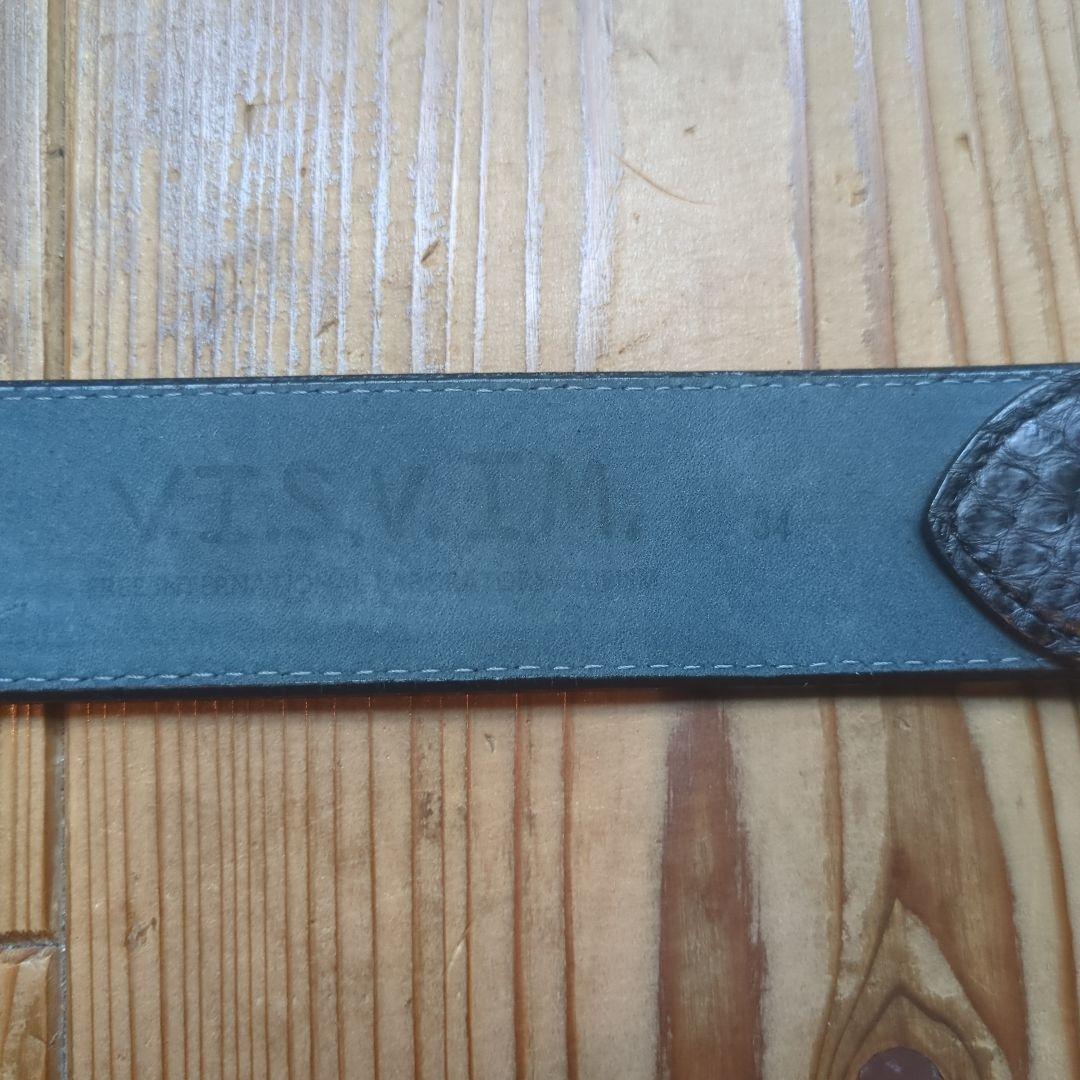 visvim パイソンベルト ブラック