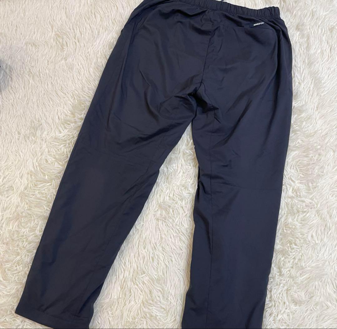 デサント　上下セット　ウインドブレーカー上下　ヒートナビ　総柄　ブルー　M