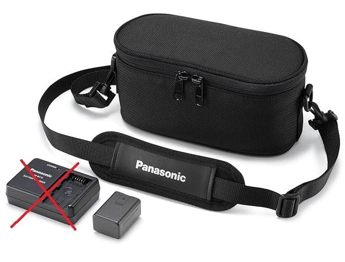 ★新品 Panasonic バッテリーパックVW-VBK180＋純正カメラケース