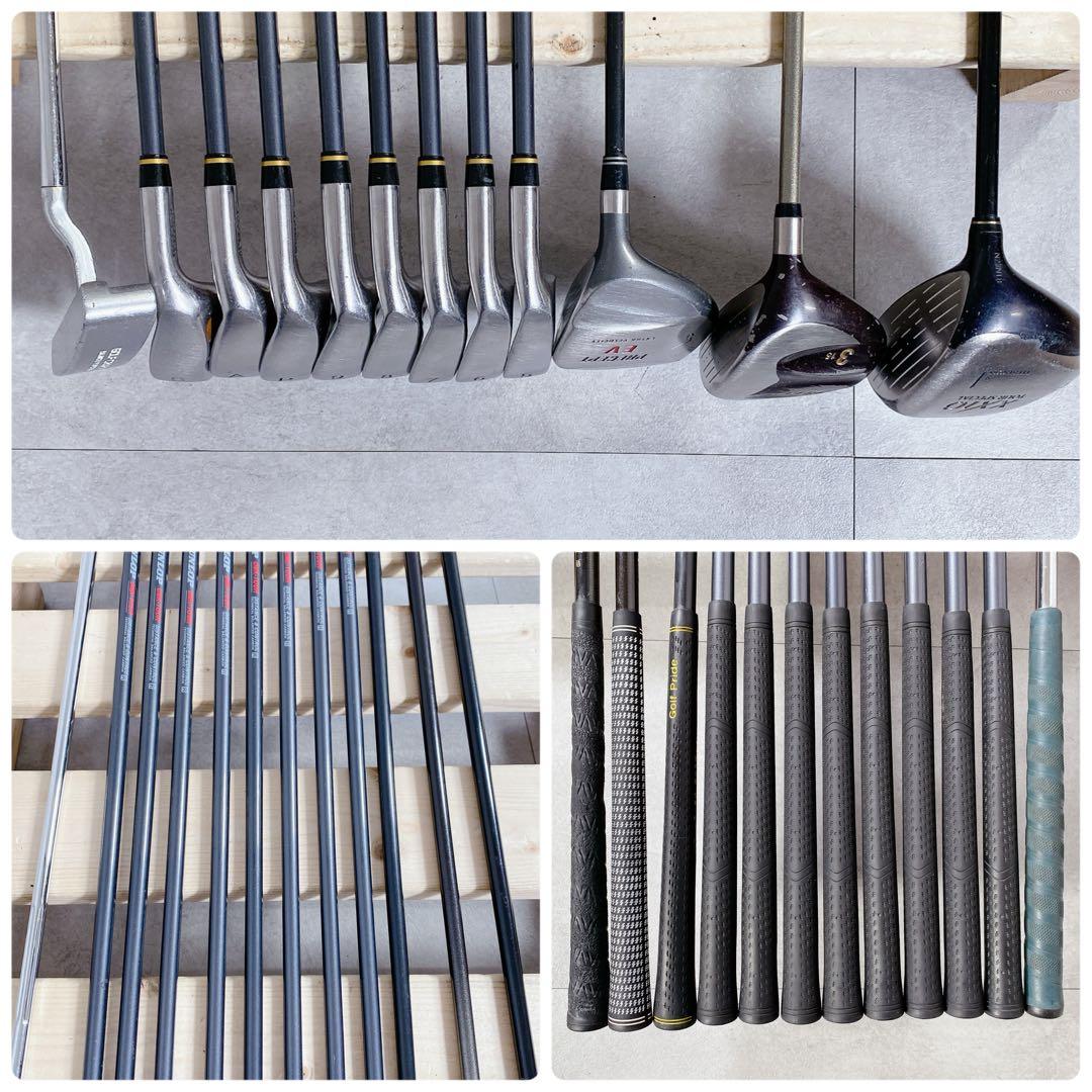 T148 ゼクシオ ダンロップ 他 ゴルフクラブ メンズ フルセット 初心者