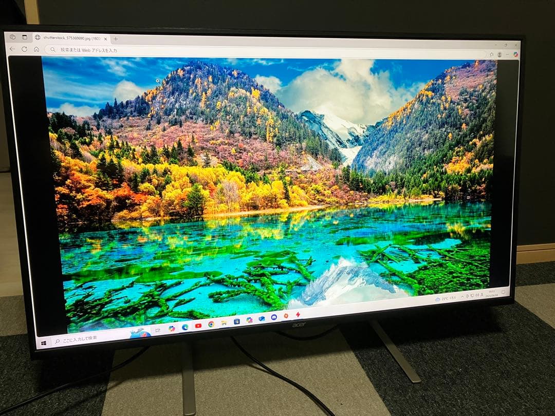 acer 43インチ HDR 4K ディスプレイ本体
