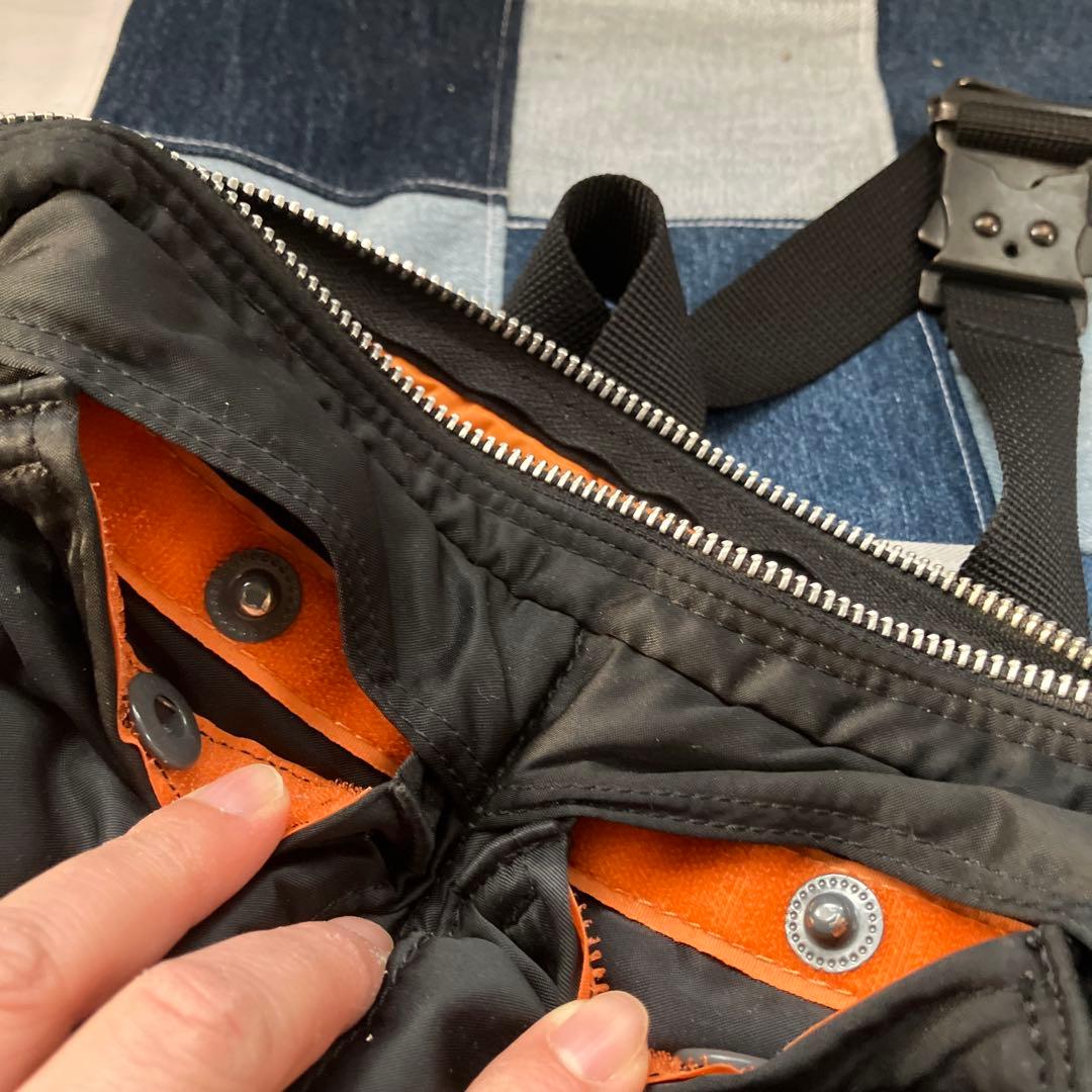 ポーターウエストポーチ　ブラック