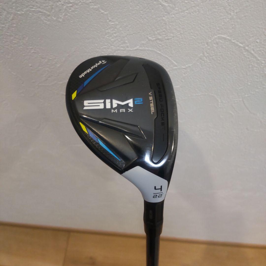 最終値下人気SIM2 MAX ユーティリティ 4番22度 テンセイSシャフト