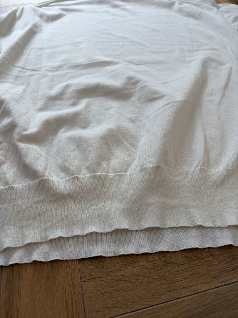 試着のみ　21ss COMOLI コモリ　18Gクルーネックニット　フリーサイズ