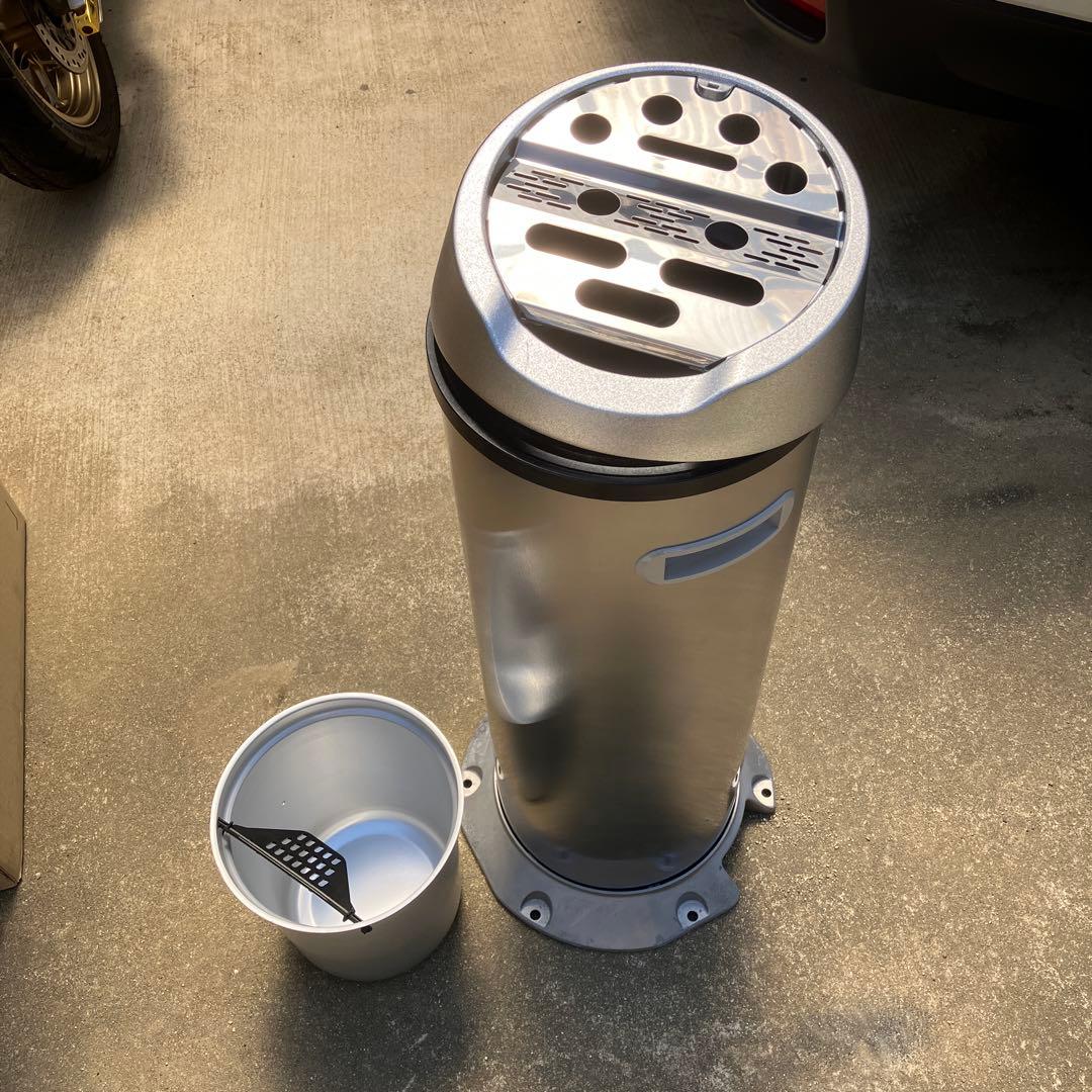 日本たばこ産業/スタンド型灰皿 ステンレス製 未使用品 ※最終価格