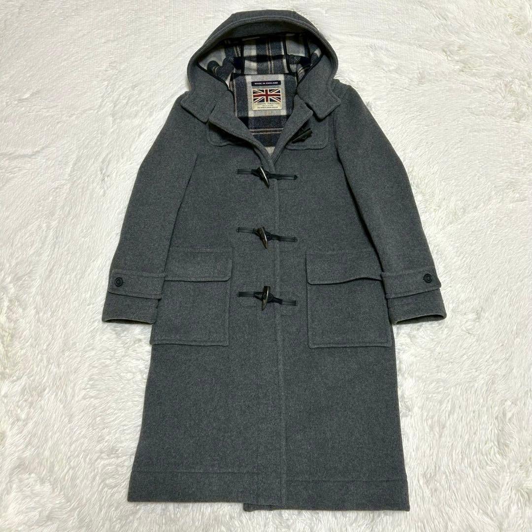 美品 ロンドントラディション スローブイエナ ダッフルコート 36 裏地チェック