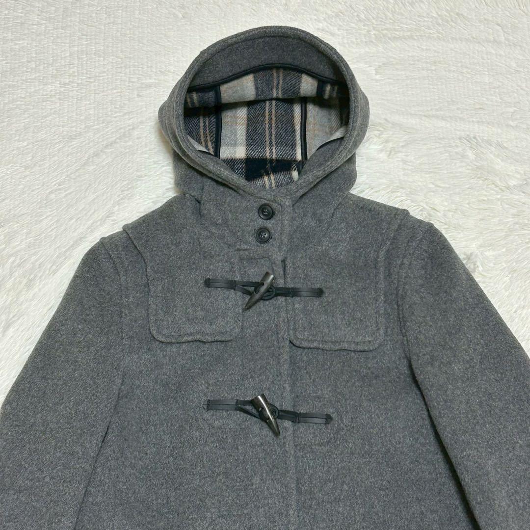 美品 ロンドントラディション スローブイエナ ダッフルコート 36 裏地チェック