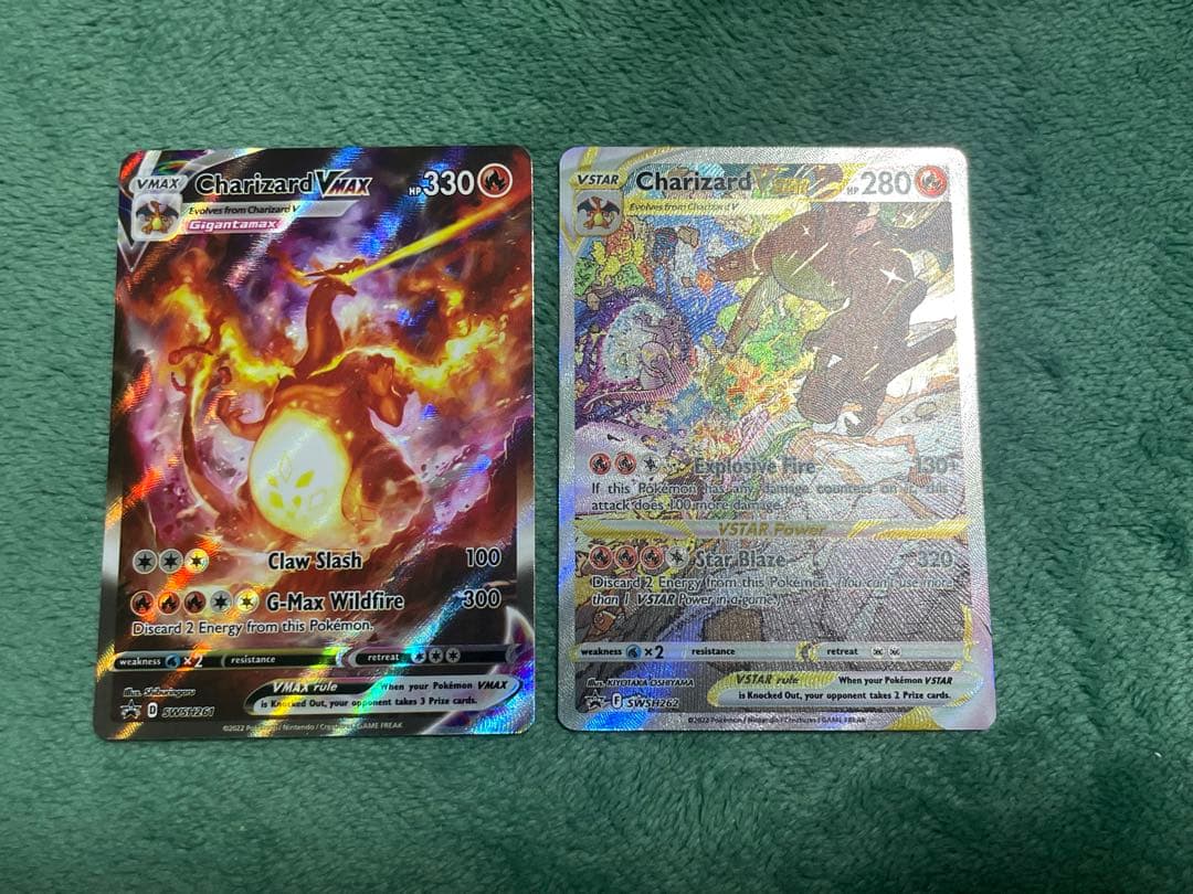 英語版　リザードンv star リザードンvmax 2枚セット