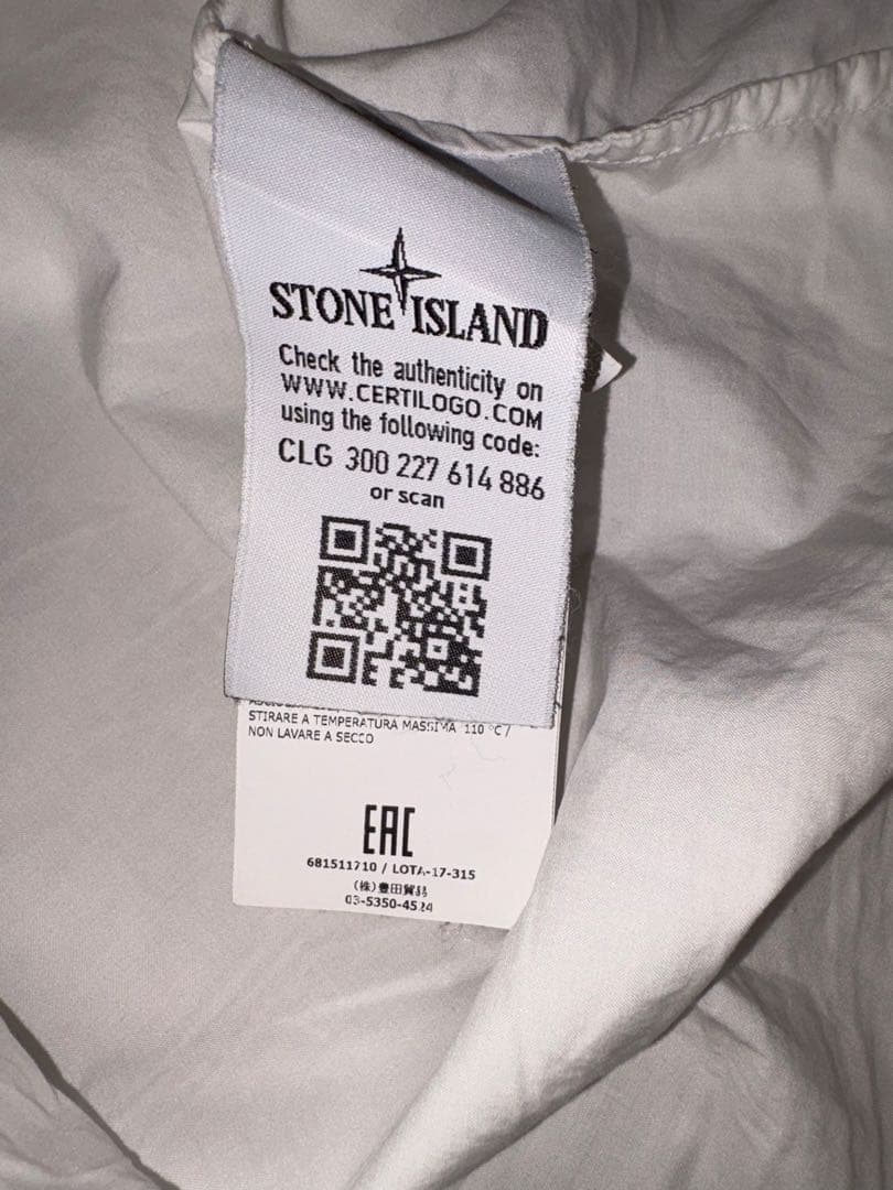 STONE  長袖シャツ